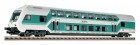 5123 Fleischmann Doubledecker Passenger car with control cab 2nd class type DBbzf761 'G?rlitz'